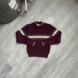 Burgundy Red / Pink Vintage 90’s Levi’s Strauss Turtleneck Sweater
